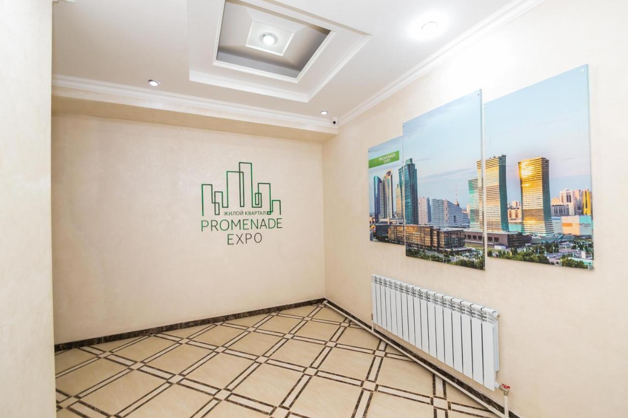 В Promenade Expo Квартира С Романтическим Видом Astana Extérieur photo