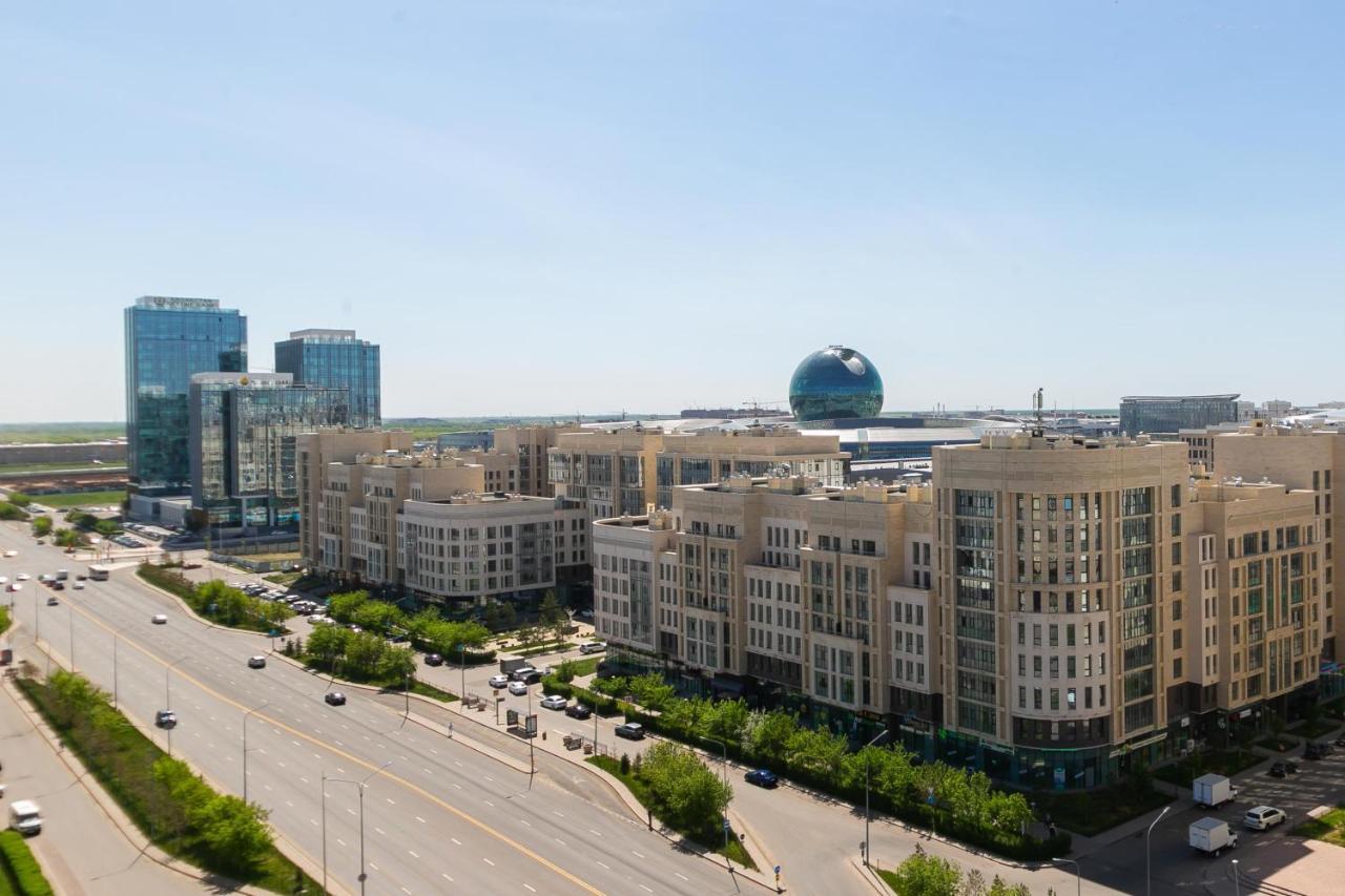 В Promenade Expo Квартира С Романтическим Видом Astana Extérieur photo